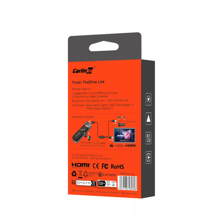 Carlinkit FireDrive Link: Convert Wired CarPlay to HDMI for Fire Carlinkit FireDrive Link: Convert Wired CarPlay to HDMI for Fire
