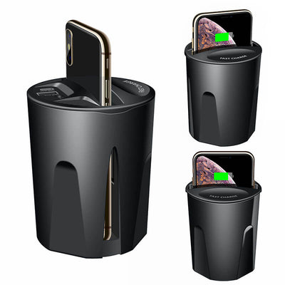 Fast Wireless Charger Cup For Car (10W/ WPC Qi Standard) - Carlinkit Carplay Store