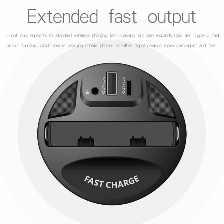 Fast Wireless Charger Cup For Car (10W/ WPC Qi Standard) - Carlinkit Carplay Store